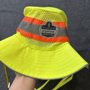Ergodyne Chill Its Hi Vis Cooling Bucket Hat Safety Sun Reflective S/M